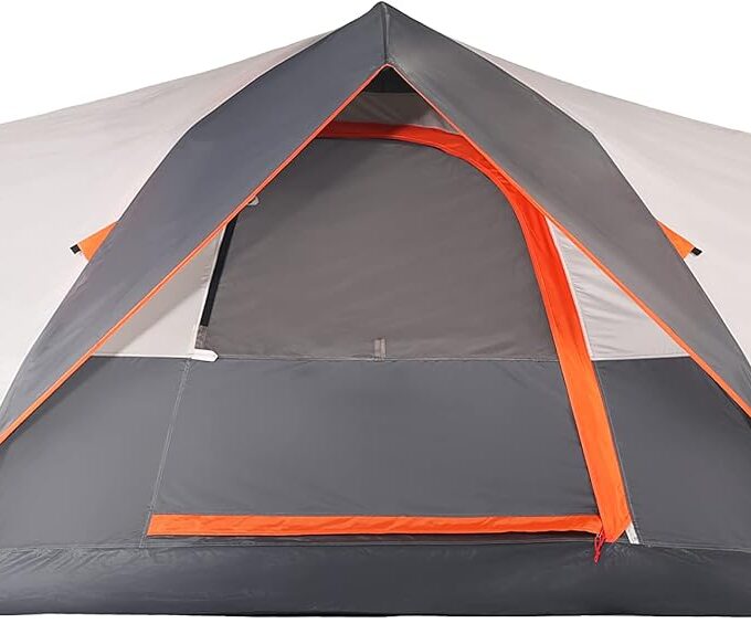 Tent for Family Camping Quick Setup, Instant Pop Up Dome Tents Outdoor 2-3 Person / 6 Person, with Water-Resistant Rainfly and Mesh Roofs & Door & Windows